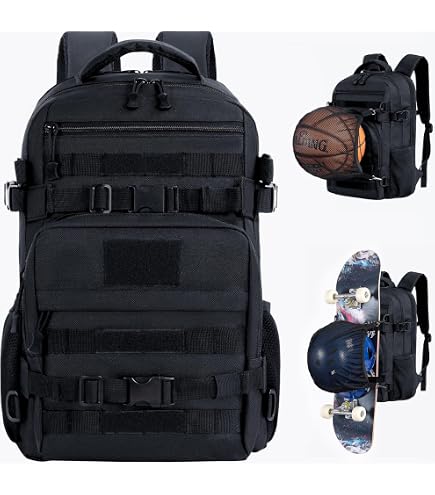 Amazon.com : DIME BAGS Skateboard Backpack with Skate Straps, 9